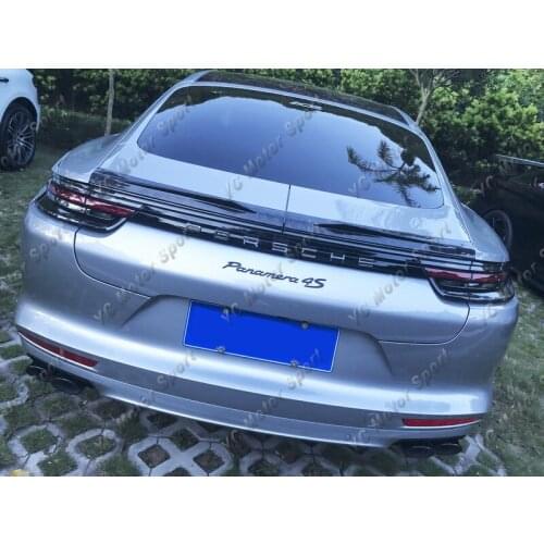 Car Accessories Forged Composite YC Desgin Style Trunk Spoiler 2pcs Fit For 2017-2018 Panamera 971 Rear Spoiler Wing