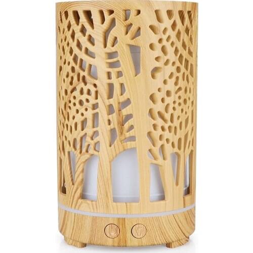 200ml Wood Aroma Air Humidifier Essential Oil Diffuser Aromatherapy Electric Ultrasonic cool atomizer Mist Maker Mini
