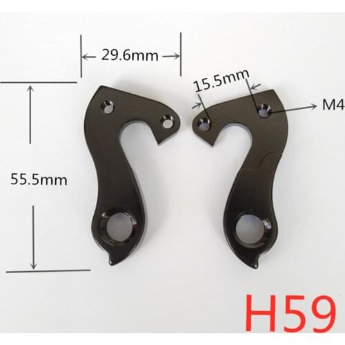 2pc Bicycle gear rear derailleur hanger mech dropout For Univega Stevens Fuji Jamis Norco Pinarello Principia Sette Opus Avanti
