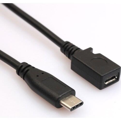 USB 3.1 Type C Male to Micro USB Female Short Cable