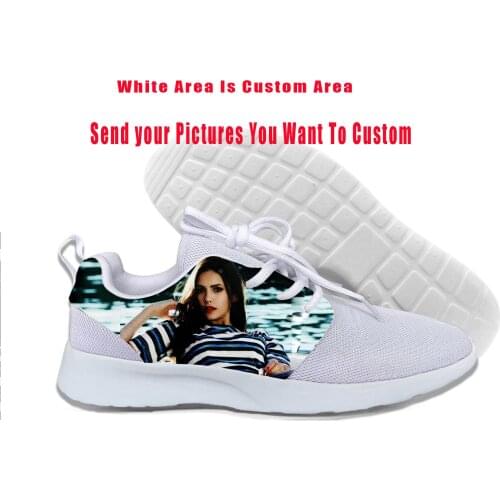 Hot Cool Fashion Summer High Quality Sneakers Handiness Casual Shoes 3D Printed For Men Women The Vampire Diaries Nina Dobrev