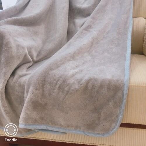 2020 hot selling 100% polyester super soft flannel throw blanket