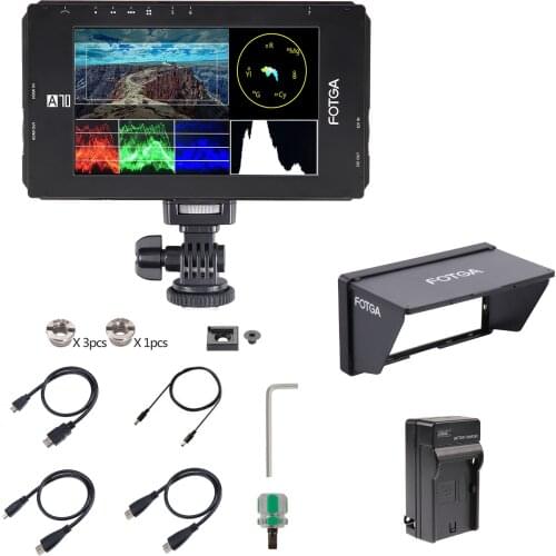 Fotga DP500IIIS A70T Touch Screen 7 Inch FHD IPS Video On-Camera Field Monitor, 1920x1080, 4K HDMI-compatible