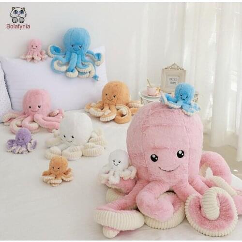 BOLAFINIA NEW style octopus plush toys cartoon children kids Christmas birthday gift stuffed toy octopus
