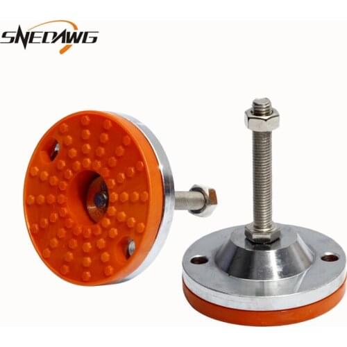 Zinc-Plated Screws Foot Cup Adjustable Anti-Skid Feet Support For Furniture Machine Table Sofa Mechanical Furniture Support Legs