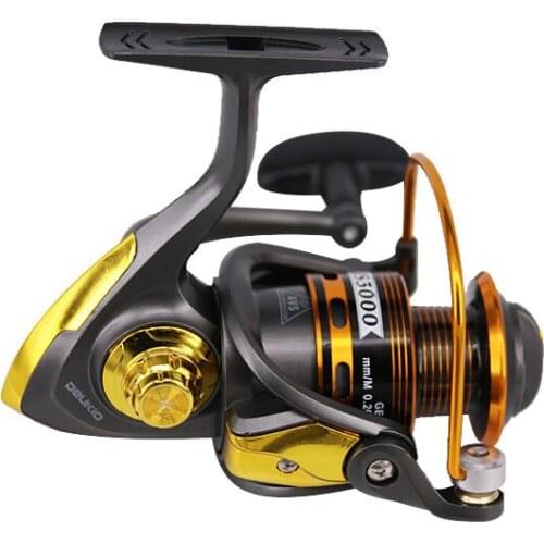 Spinning Reels Light Weight Ultra Smooth Powerful Spinning Fishing Reels 5.0:1 Gear Ratio for Inshore Boat Rock Freshwater Fish