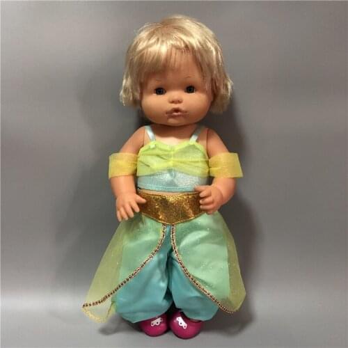 Yellow Shoulder Top + Floating Yarn Pants Fit 42cm Nenuco Doll Nenuco y su Hermanita And 43cm Baby Doll Clothes Accessories