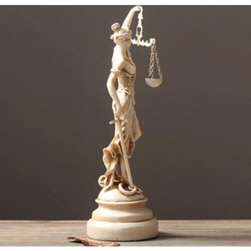 HOME DECORATION FASHION ABSTRACT GODDESS OF JJUSTICE SCULPTURE ORNAMENT HANDMADE SANDSTONE WEDDING DECORATION GIFT SCULPTURE
