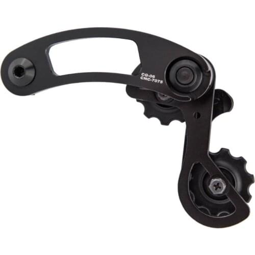 Bicycle Aluminum Chain Tensioner Adjustable Pulley Jockey Wheel Single Speed
