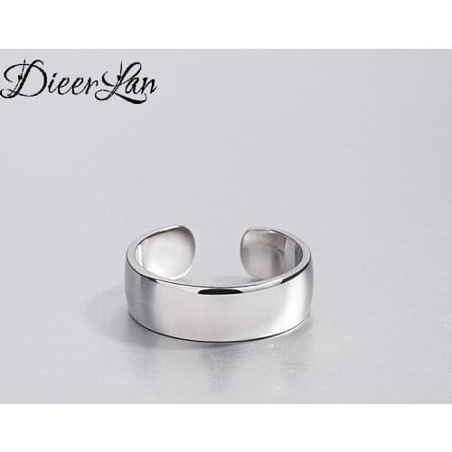 New Trendy Personality Punk Smooth Round Rings For Women Lady Resizable Size Rings Party Jewelry Charm Gifts 2021