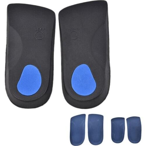 1 Pair Men Women Half Sport Running EVA Insoles Insert Cushion Non Slip Unisex Orthotic Arch Support Shoe Pad