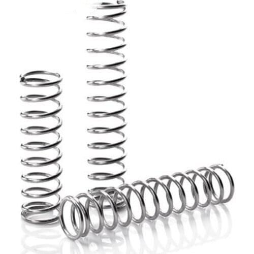 1pcs 2.0mm Wire diameter Stainless steel Compression springs Y-type Pressure spring 20mm-25mm Outside diameter 60-100mm Length