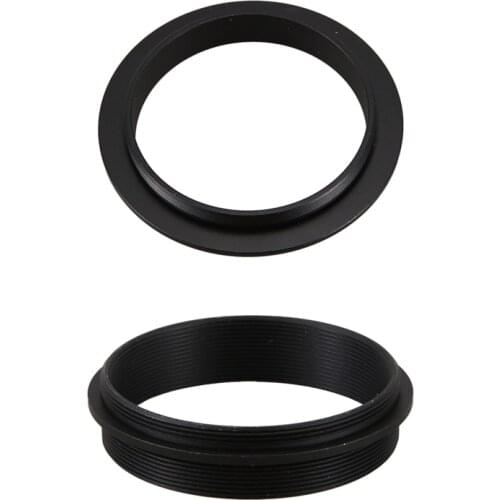 2PCS Male Thread to Male Thread Conversion Ring Telescopes Accessories, M54 to M48 & M48 to M42