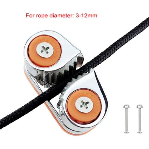 316 Stainless Steel Cam Cleat with Leading Ring Boat Marine Sailing Sailboat