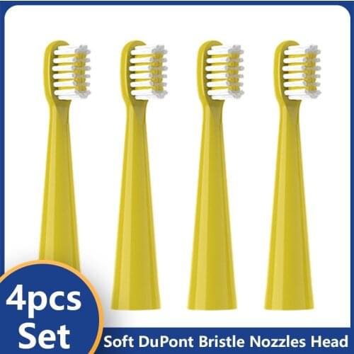10Pcs Replacement Toothbrush Heads for BAIR K3 Kid Smart Sonic Electric Tooth Dental Clean Brush Nozzles Heads Toothbrush Heads
