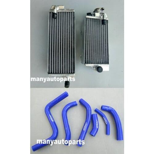 For Suzuki RMZ250 RMZ 250 2013-2015 2014 13 14 15 Aluminum Radiator &blue hose