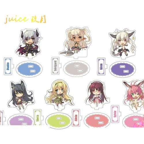 Anime Isekai Maou to Shoukan Shoujo no Dorei Majutsu Shera L Greenwood Acrylic Stand Figure Model Plate Display Desk Matsumoto