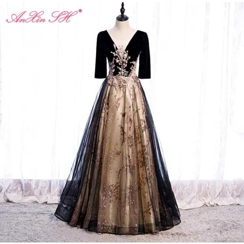 AnXin SH Womens Lace Dresses