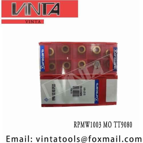 Free shipping high quality RPMW1003 MO TT9080 cnc carbide milling inserts