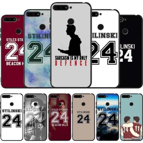 Teen Wolf Stilinski 24 black Silicone Phone Case For honor 30 20 Pro 8 8X 9 10 20 Lite Mate 10 20 30 Lite Pro cover