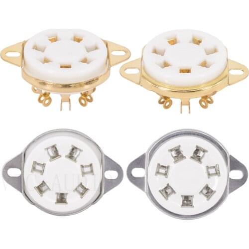DIY Audio Amplifier Accessories 7PINS Vacuum Tube SocketAmplifier Audio Vintage HIFI