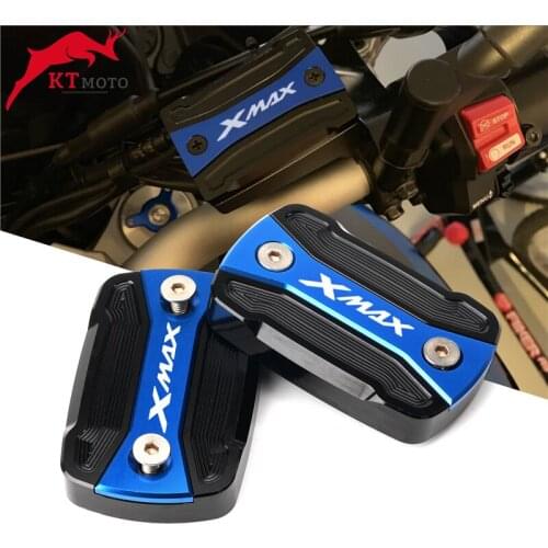 For YAMAHA XMAX 250 300 X-MAX 300 250 High quality Motorcycle CNC Aluminum Front Brake Master Cylinder Tank Cup Oil Cup Cover