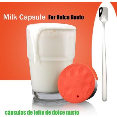 ICafilas Stainless Steel For Nescafe Dolce Gusto Milk Foam Filters Reusable Refillable Milk Capsule Pod for Nescafe Dolci Gusto