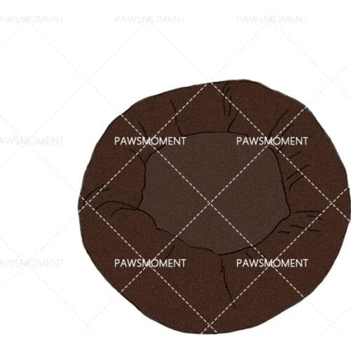 Pet Dog Bed for Small Dogs Round Bed for French Bulldog Puppy Sofa for Puppy Designer Dog Accessories Printing Mat PB0072