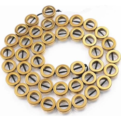10 12mm Round Circle Shape Natural Stone Hematite Beads for Jewelry Making DIY Necklace Bracelet Accessories 15" Per Strand A702