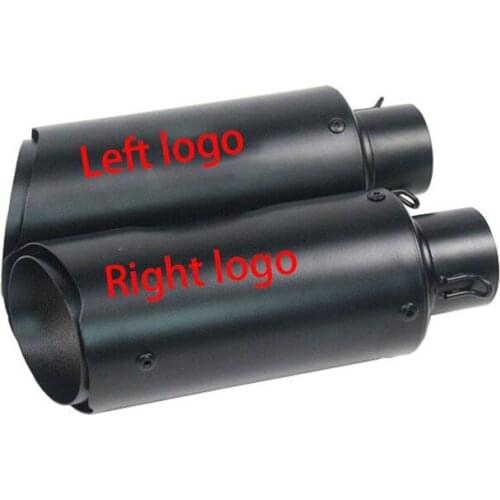 Moto 51mm 1 Pair Motorcycle Exhaust Pipe Muffler With DBkiller Hierarchical Rear Barrel Cannon For GW250 GSXR1000 YZF-R1 CRF230