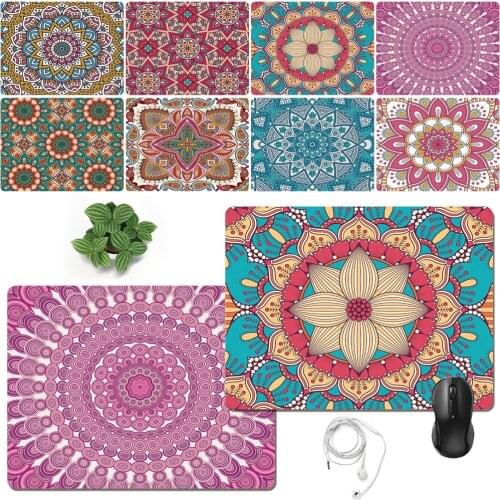 Mouse Pad Game Gamer Mouse Pad 21x25cm Small Size Universal Mousepad PU Leather Waterproof Mats Deskpad