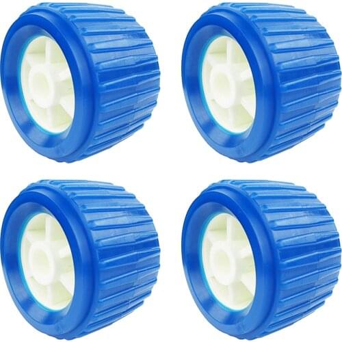 4x Boat Roller Inflatable Boat Ribbed Wobble Roller Accessories 110x75x19mm