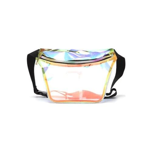 2020 New Waterproof Transparent Waist Bag purse Laser Symphony Ladies Chest Bag Fashion Shoulder Slant Beach Bag bolso mujer