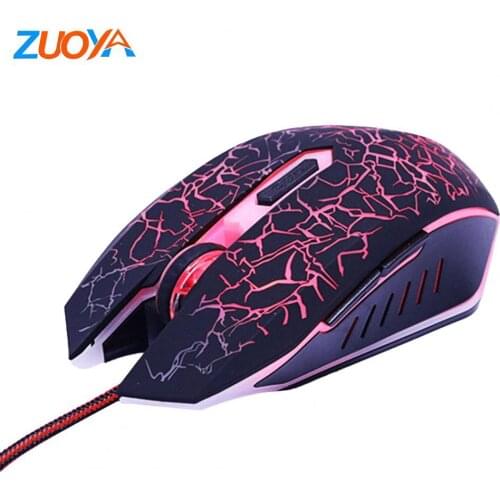 Mouse DPI LED Optical USB Wired Computer gaming LED Optical Gamer Mice Game Mause For PC laptop