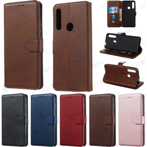 Original Retro Matte Flip Leather Phone Case For HUAWEI Honor 9X Shockproof Full Protection Solid Color Cases Cover Shell