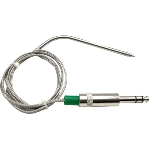 PT100 Platinum Resistance SUS304 Material Braided Wire Food Probe for North American Wood Pellet Digital Cooking Food Meat