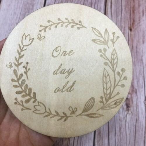 Baby shower gift home decoration baby milestone cards blocks 14pcs