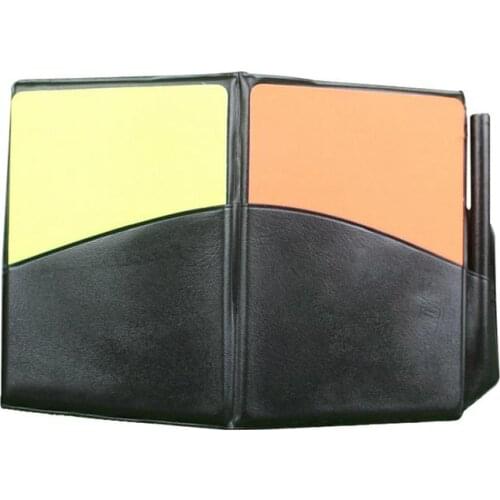 Useful Sport Football Soccer Referee Wallet Notebook with Red Card and Yellow Card Soccer Referee Red Yellow Card Pencil Sports