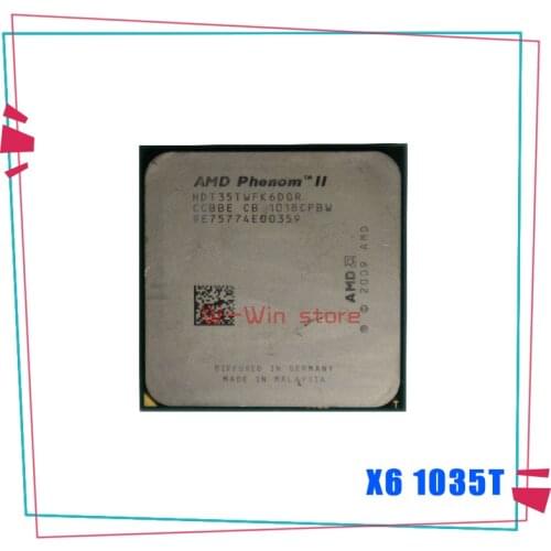 AMD Phenom II X6 1035T 1035 2.6G Six-Core CPU processor HDT35TWFK6DGR Socket AM3