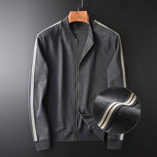 Stand Collar Male Luxury Side Ribbon Zipper Sweatshirt Men Plus Size 4xl Slim Fit Solid Coloar Mens Hoodies