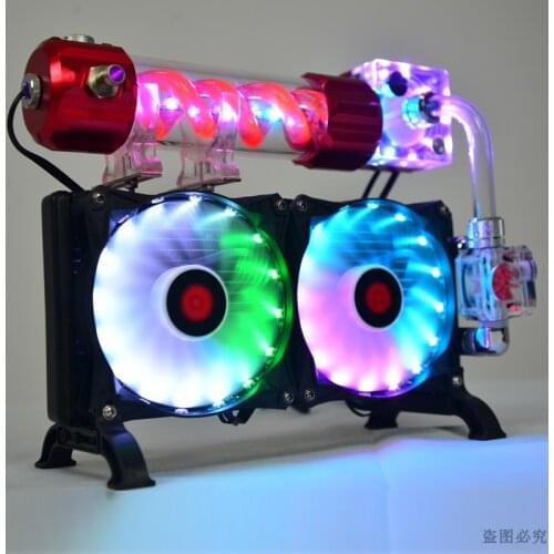 OCOCOO External Water Cooling Radiator Notebook Phone Water Cooling Radiator Set Mute Magic Fan Cooling