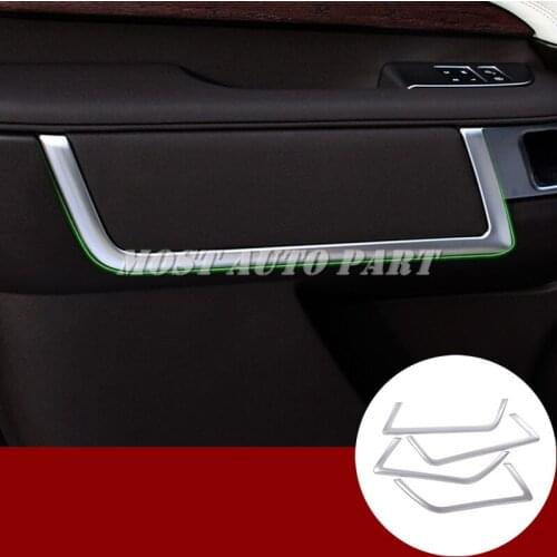 Inner Car Door Panel Moulding Trim Cover For Land Rover Discovery 5 2017-2018 Car accesories interior Car decoration