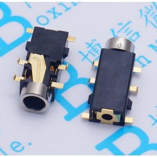 10Pcs/Lot 3.5 Immersion Plate Copper Headphone Socket Metal Head Hexagon Socket Plate Headphone Jack