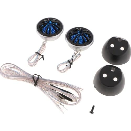 2 pcs Silk Dome Car Audio Tweeter Set , Surface, Angle or Flush Mount Options