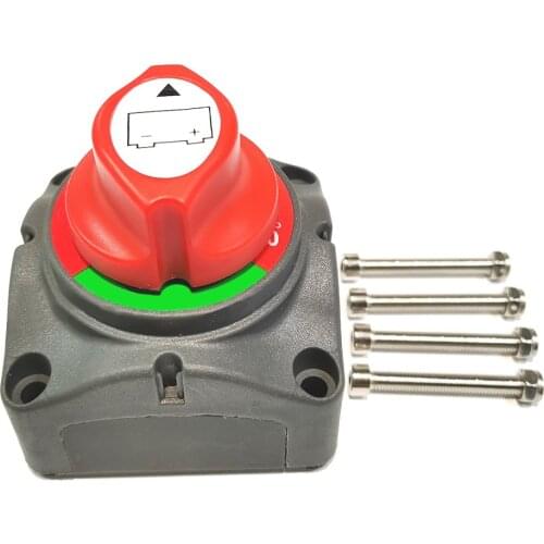 3 Position Disconnect Isolator Master Switch 12-48v Battery Power Cut Off Kill Switch For Car Vehicle Rv Boat Marine