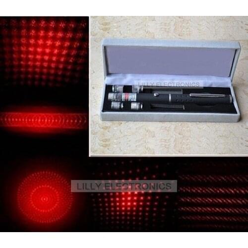 5 in 1 5 Patterns Red Laser Pointer with 5 Star Caps Good gift for Festival