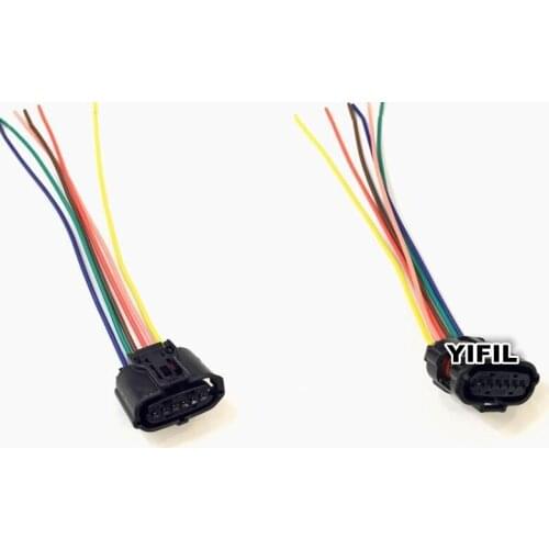 6 Pin Accelerator Pedal/Reversing radar/Electric Eye Plug Connector Wire Harness Cable Pigtail For Toyota Camry Corolla Crown