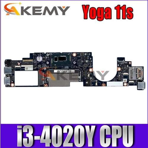 AIUU0 NM-A191 For Lenovo Yoga 11s laptop motherboard i3-4020Y CPU 100% Fully Tested&High quality
