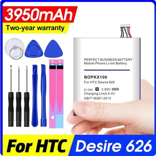 3950mAh B0PKX100 BOPKX100 Battery For HTC Desire 626 Battery D626W D626T 626G 626S D262W D262D A32+Gift tools +sticker