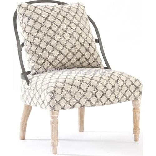 American Single Sofa Chair Small Apartment Modern Minimalist Bedroom Balcony Lazy Small Sofa Bar Coffee Shop Chair